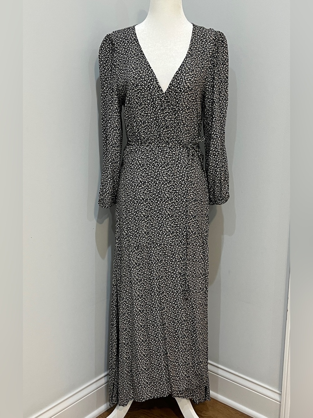 Women’s GAP Floral Print Maxi Wrap Dress